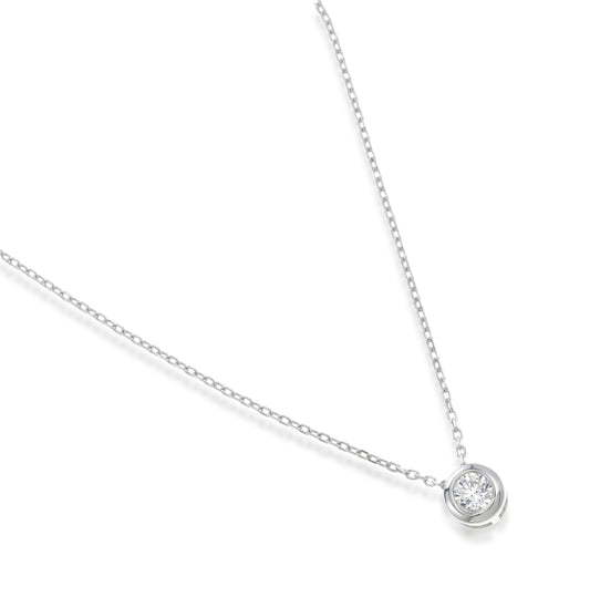 Be You - Solitaire Necklace - Sterling Silver
