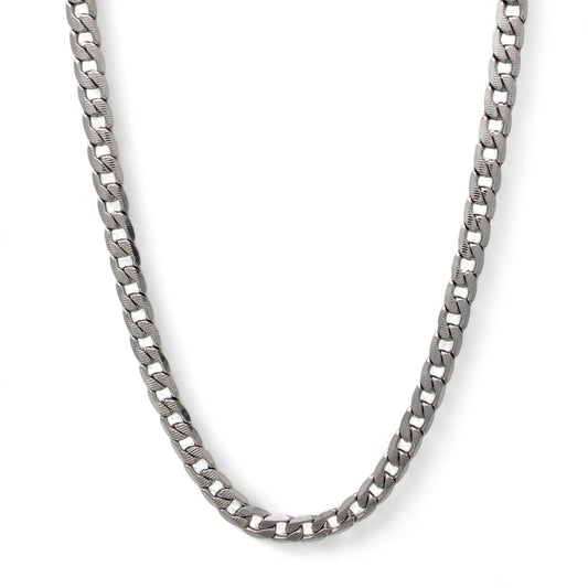 Cuban Textured Curb Chain